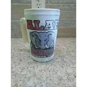 Vintage Alabama Crimson Tide Plastic Cup "Roll Tide Roll Bama Style"